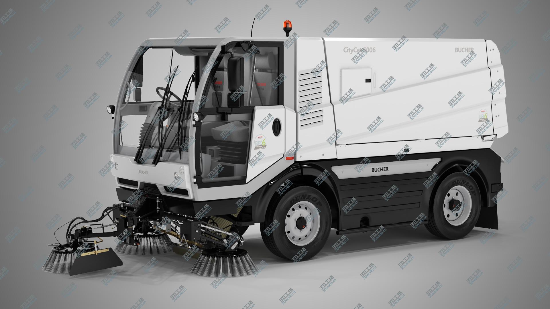 images/goods_img/2021040234/3D Bucher CityCat 5006 Sweeper Truck model/2.jpg